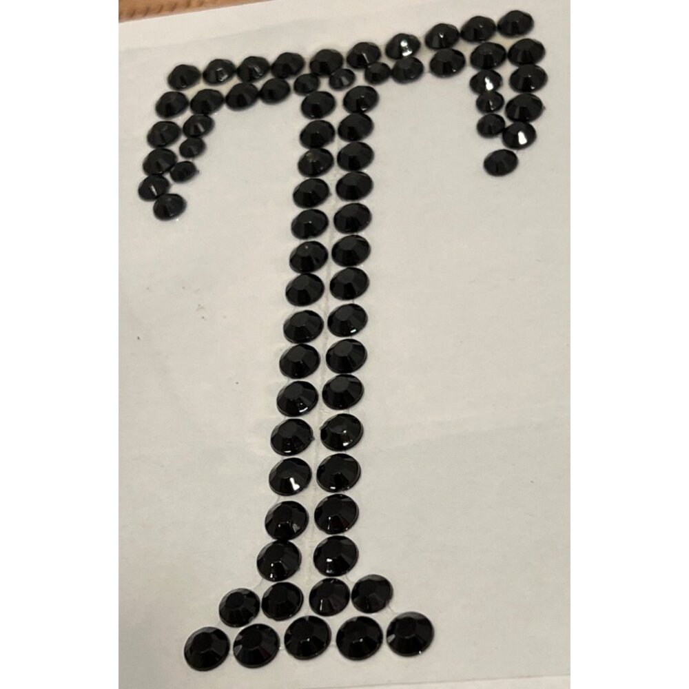 Recollections Halloween Bling Rhinestone Gem Embellishment Letter T 353831